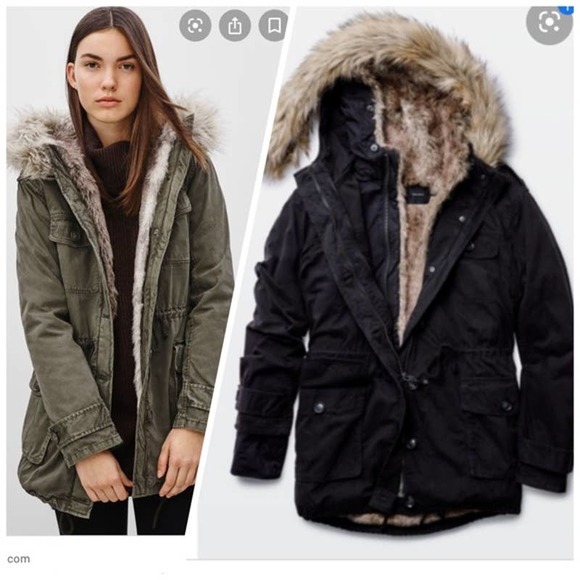 Aritzia Jackets & Blazers - Aritzia Talula Trancas Faux Fur Parka Black Sz S